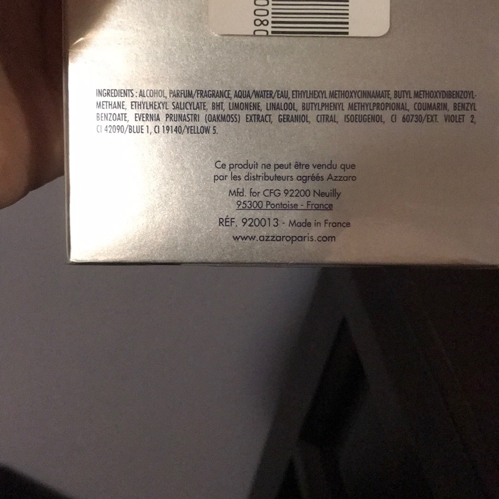 Chrome Azzaro 1.7 fl oz Men’s Cologne - Picture 2 of 3